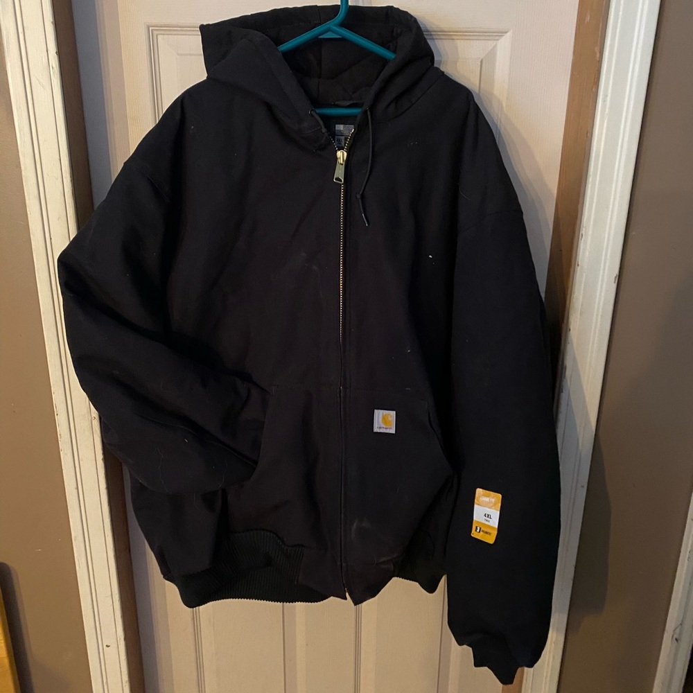CARHARTT ICONIC J140 FIRM DUCK ACTIVE JACKET (4XL)